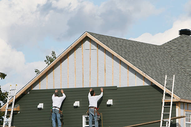 Professional Siding Installation technician working in Jamestown, OH